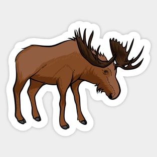 Moose Sticker